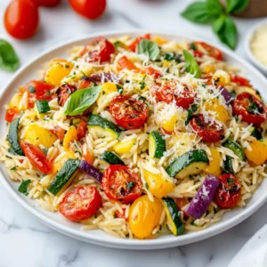 Easy Roasted Vegetable Orzo Recipe