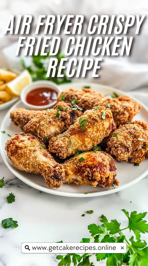 Air Fryer Crispy Fried Chicken Recipe