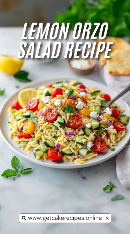 Easy Lemon Orzo Salad Recipe