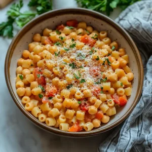 Pasta e Ceci (Pasta with Chickpeas)