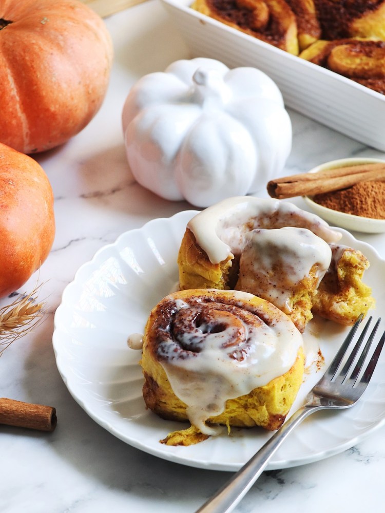 Pumpkin Cinnamon Rolls  