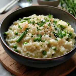 Spring Pea and Asparagus Risotto