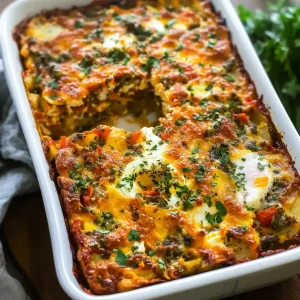 chorizo potato egg casserole