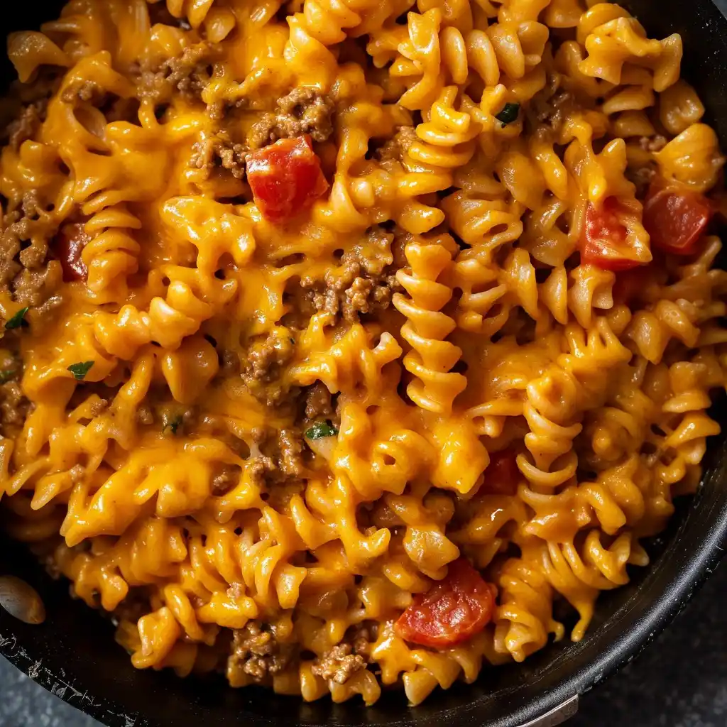 Cheesy Taco Pasta Skillet