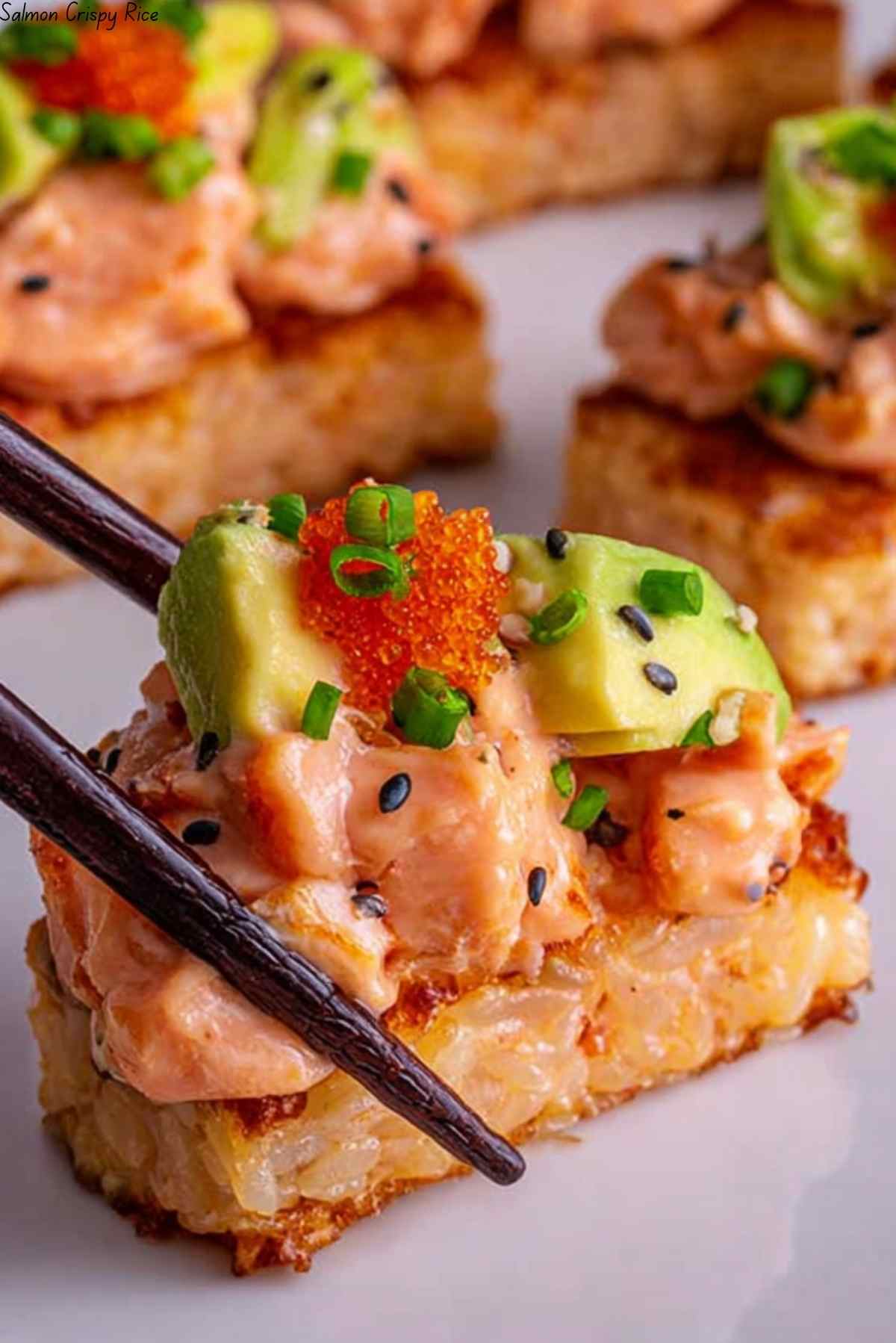 Salmon Crispy Rice | JustWorthi