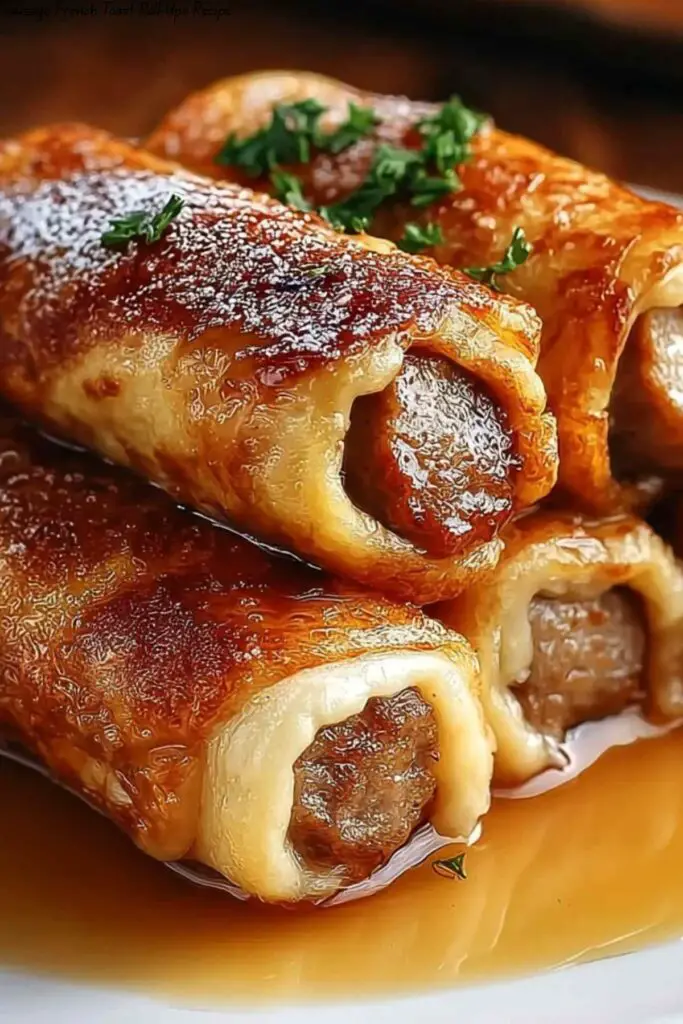 Sausage French Toast Roll-Ups Recipe
