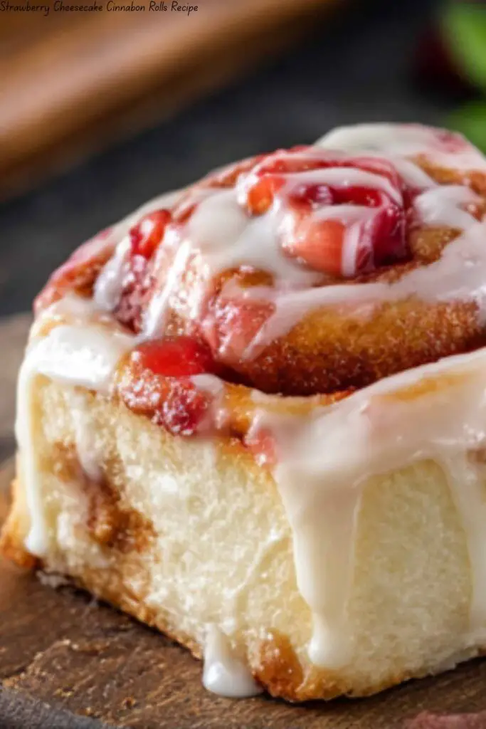 Strawberry Cheesecake Cinnabon Rolls Recipe