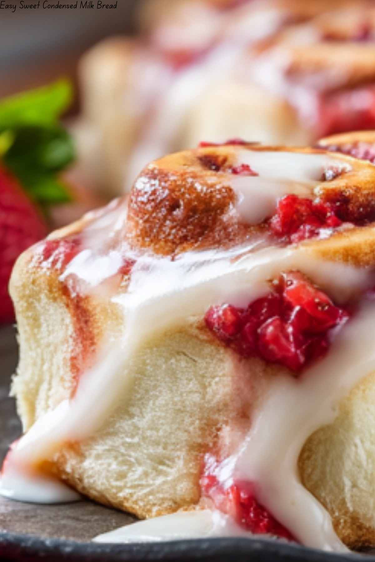 Strawberry Cheesecake Cinnabon Rolls Recipe