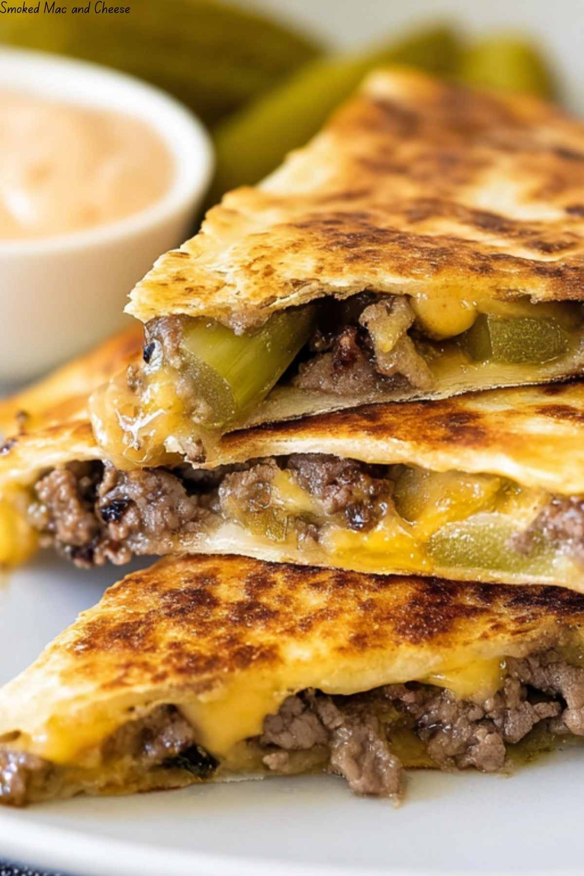 Cheeseburger Quesadilla | JustWorthi