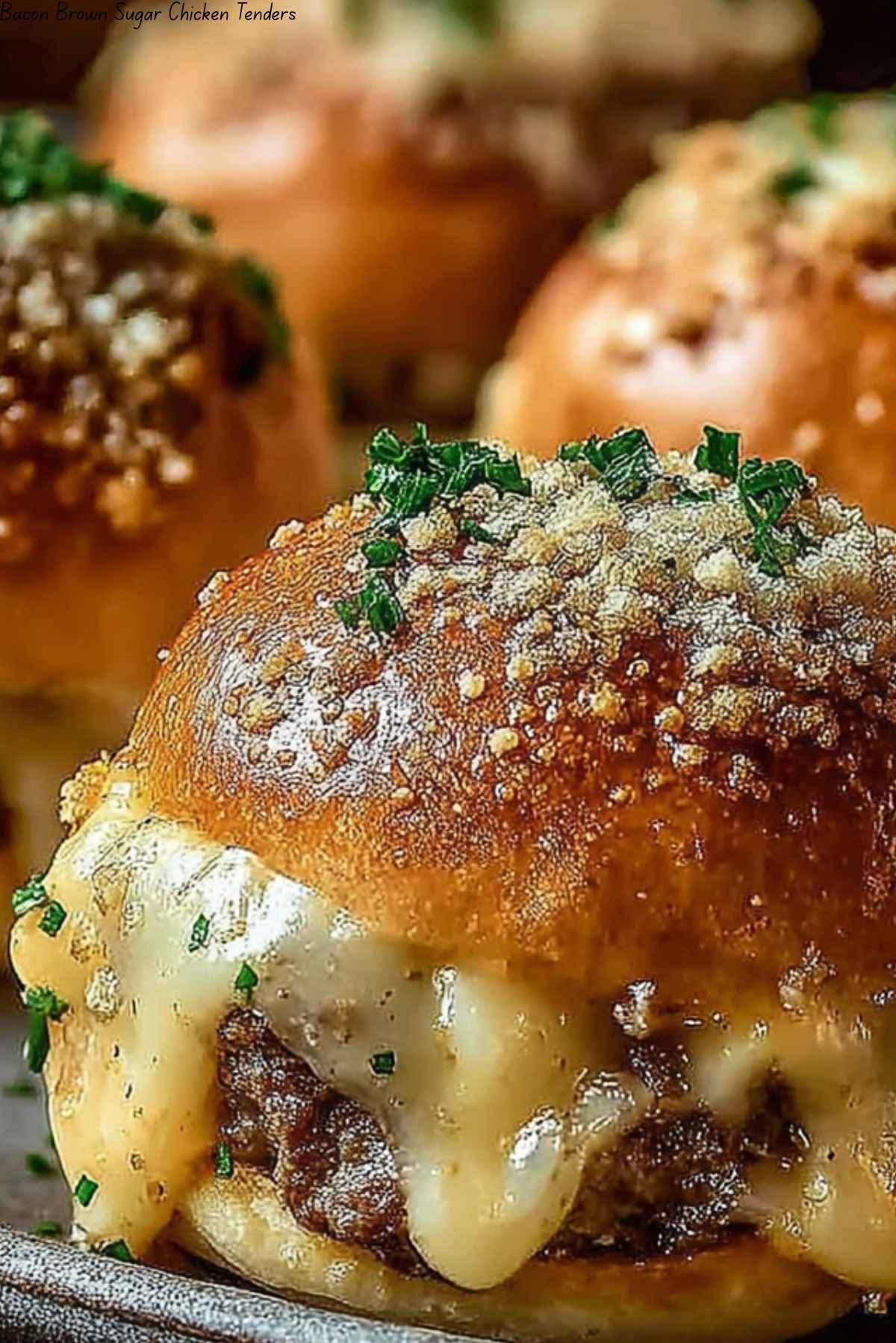Garlic Parmesan Cheeseburger Bombs | JustWorthi