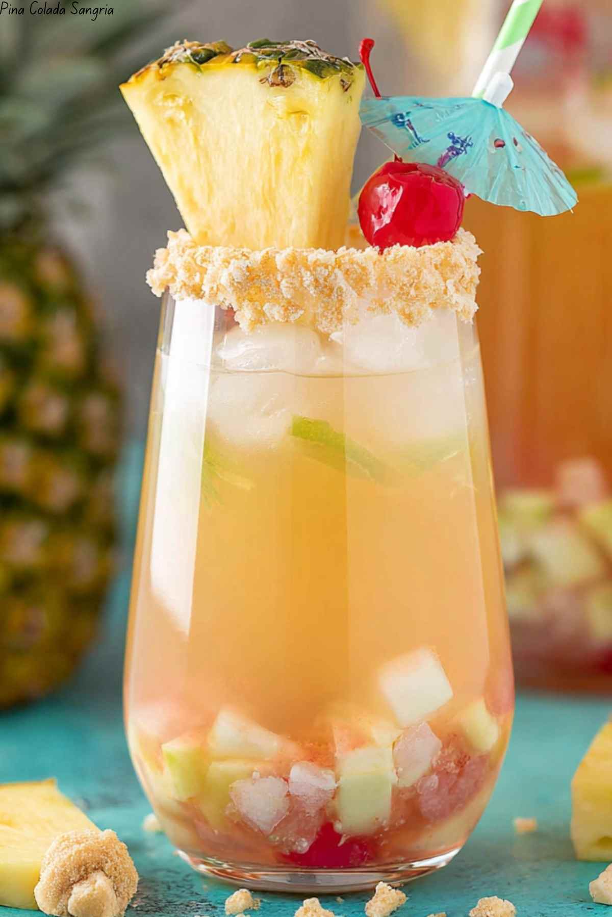 Pina Colada Sangria | JustWorthi