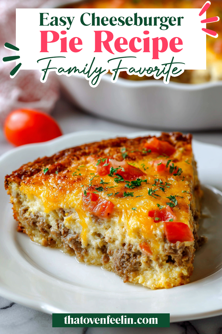 Easy Cheeseburger Pie Recipe