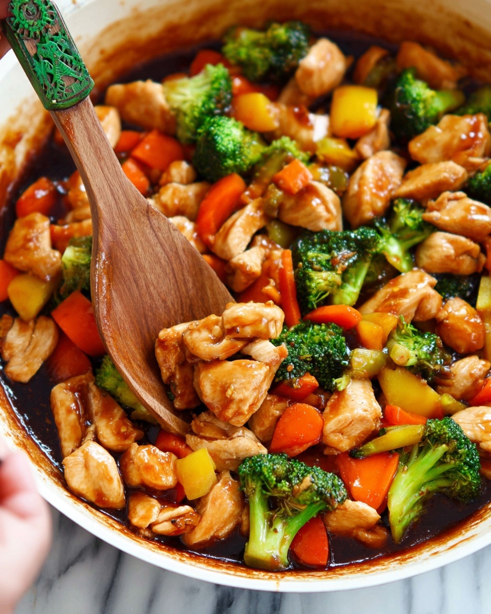 Quick and Easy Chicken Stir Fry with Vegetables & Honey Soy