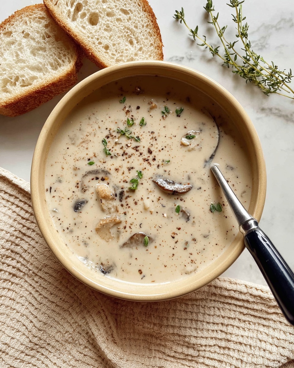 Creamy Mushroom Soup Recipe - Recipe Image