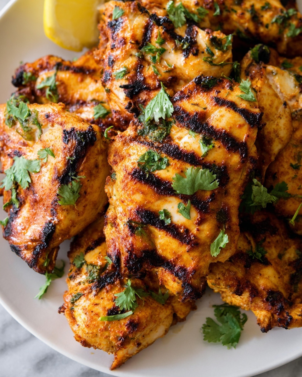 Yogurt Marinated Grilled Chicken Thighs: Juicy & Flavorful