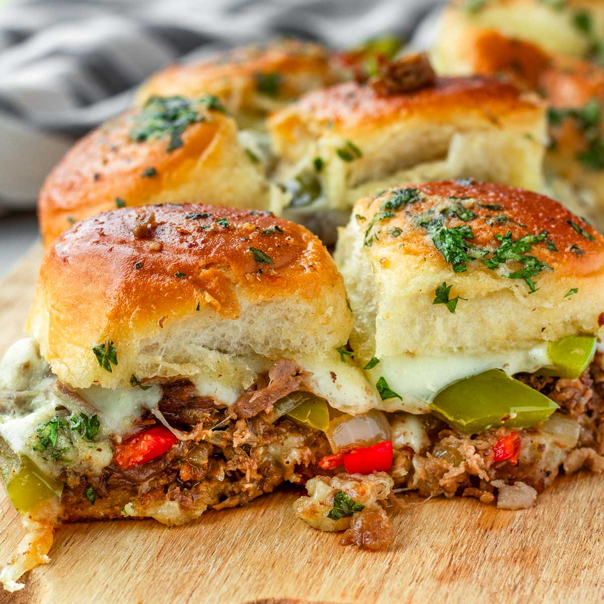 Philly Cheesesteak Sliders – Cooking For My Soul