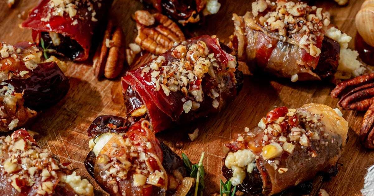 Prosciutto Wrapped Dates | What Molly Made